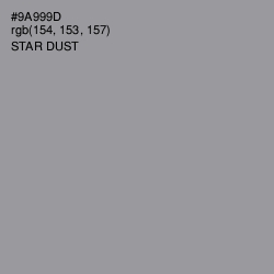 #9A999D - Star Dust Color Image